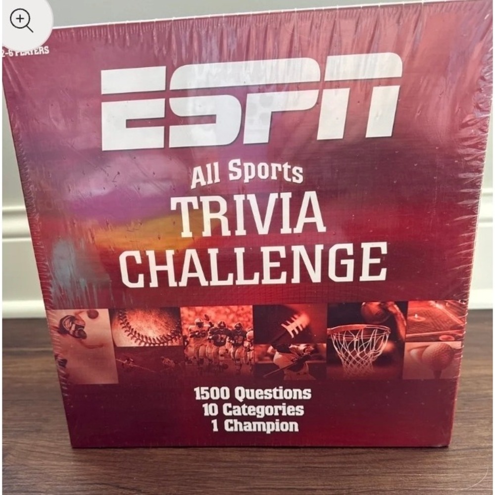 ESPN All Sports Trivia Challenge Red 1500 Questions 2005 Factory Sealed New